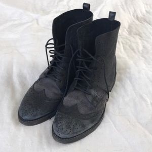 F r e e P e o p l e • Leather oxford boot